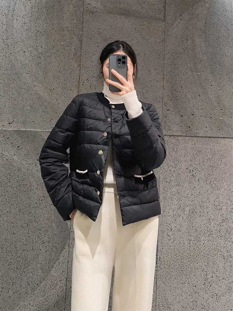 Cloud Soft Short down Jacket Goose down Coat Fragrant Style Autumn Winter Regular Length round Neck Women's Fashion Outerwear
Cloud Soft Short down Jacket Goose down Coat Fragrant Style Autumn Winter Regular Length round Neck Women's Fashion Outerwear