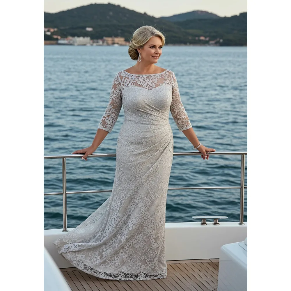 Customized Lace Mother of Birde Dresses 2026 Sheer Sleeves Women‘s Wedding Party Attire Dress Elegant Evening Dress Long Gown
Customized Lace Mother of Birde Dresses 2026 Sheer Sleeves Women‘s Wedding Party Attire Dress Elegant Evening Dress Long Gown