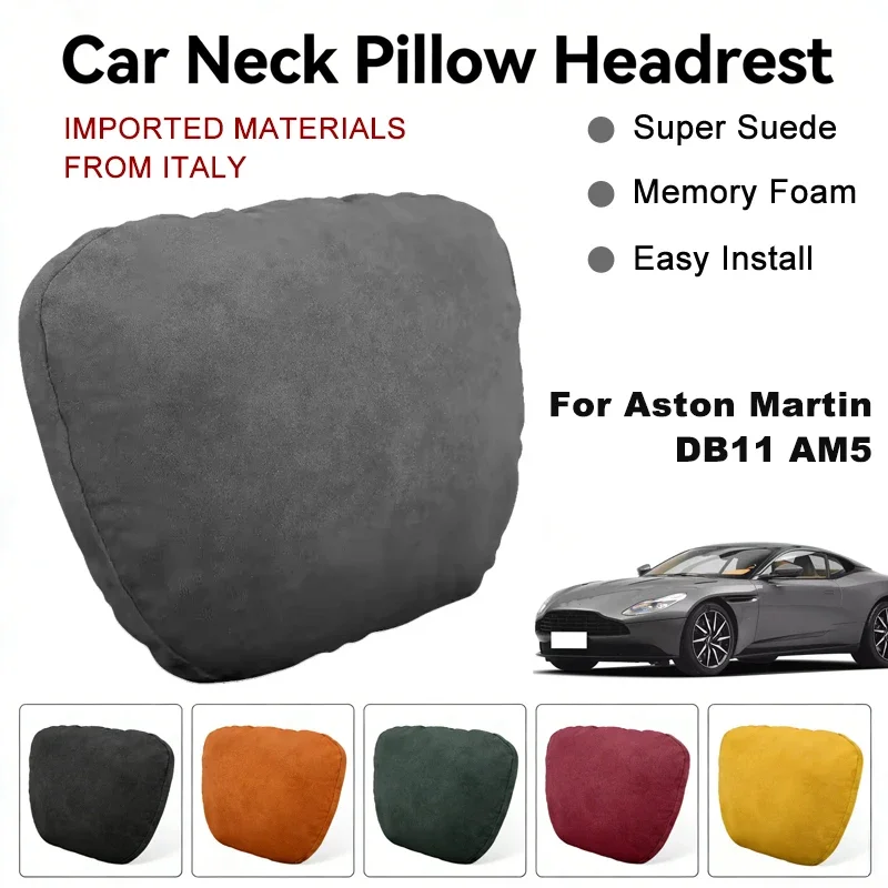 Italy Suede Car Neck Rest Pillow For Aston Martin DB11 AM5 Seat Head Neck Support Cushion Auto Interior Accessories
Italy Suede Car Neck Rest Pillow For Aston Martin DB11 AM5 Seat Head Neck Support Cushion Auto Interior Accessories