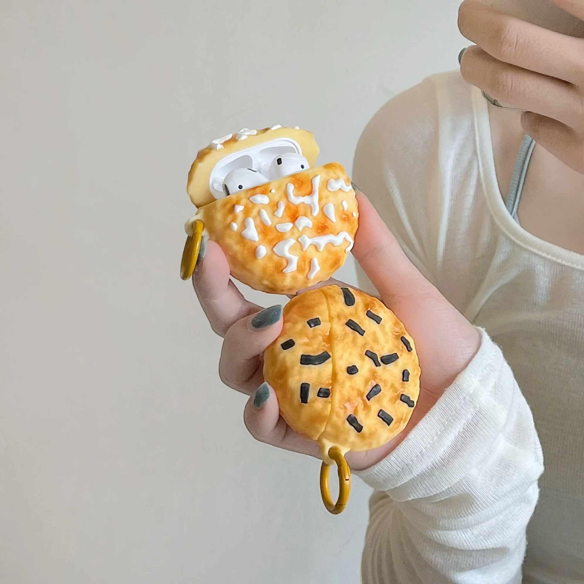 Cover for Apple AirPods 1 2 3 3rd Case for AirPods Pro 2 Case 3D Silicone Imitation Cookies Waterproof Earphone Case
Cover for Apple AirPods 1 2 3 3rd Case for AirPods Pro 2 Case 3D Silicone Imitation Cookies Waterproof Earphone Case