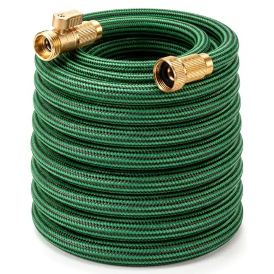 NON-EXPANDABLE Garden Hose 50 Feet, Heavy Duty Flexible Water Hose, Kink Resistant Lightweight Hybrid Hose with Durable Fabric
NON-EXPANDABLE Garden Hose 50 Feet, Heavy Duty Flexible Water Hose, Kink Resistant Lightweight Hybrid Hose with Durable Fabric