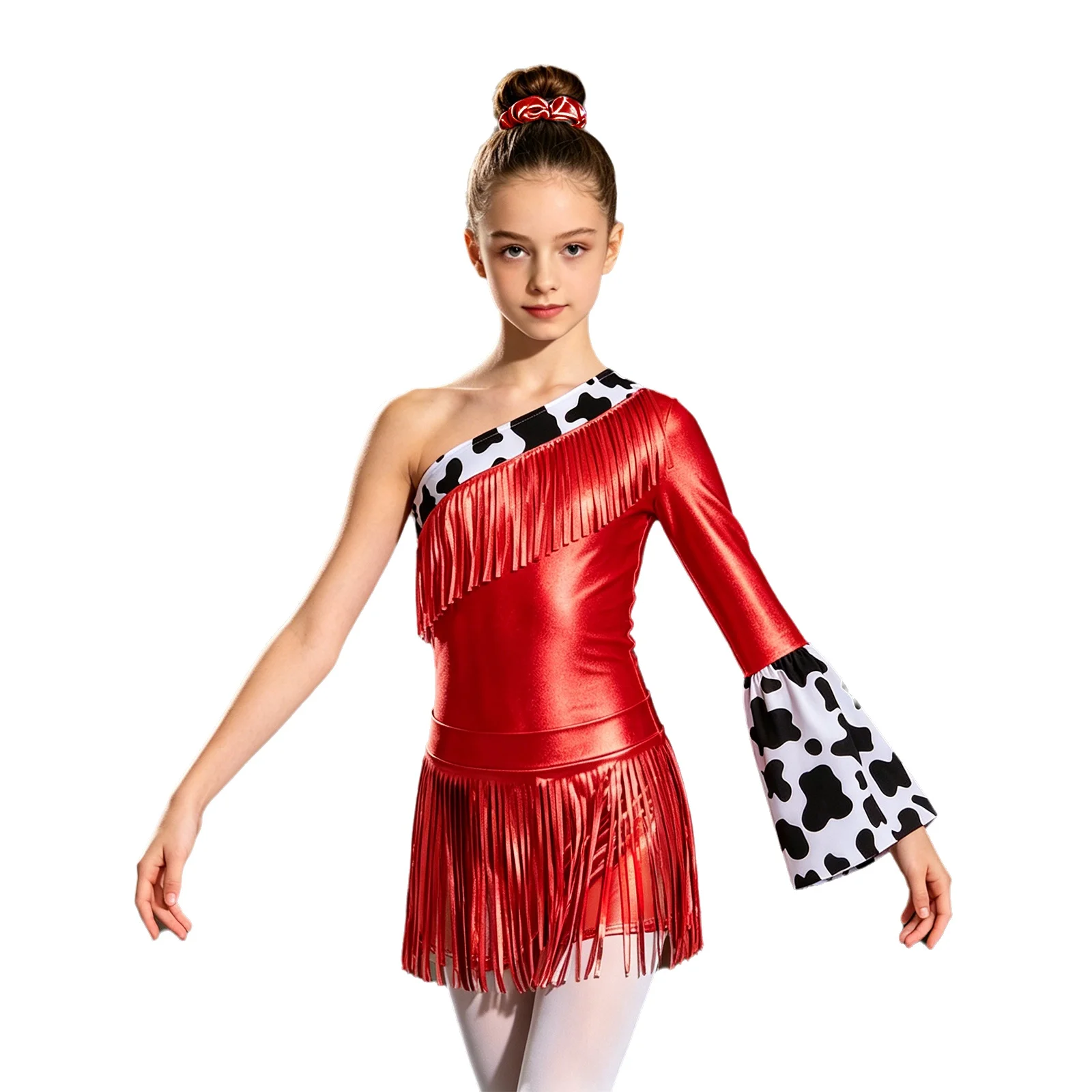 Kid Girls Metallic Shiny Hip Hop Jazz Dance Outfit Long Flare Sleeve Bodysuit And Fringed Shorts 70s Disco Party Cowgirl Costume
Kid Girls Metallic Shiny Hip Hop Jazz Dance Outfit Long Flare Sleeve Bodysuit And Fringed Shorts 70s Disco Party Cowgirl Costume