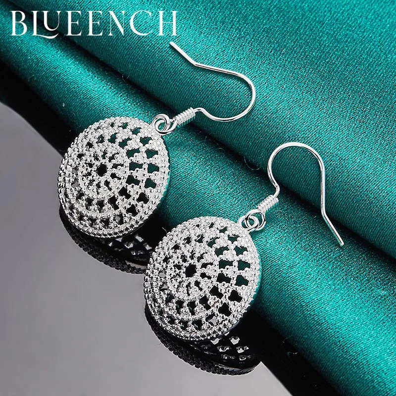 Blueench 925 Sterling Silver Disc Cutout Drop Earrings For Women Wedding Party Fashion Simple Jewelry
Blueench 925 Sterling Silver Disc Cutout Drop Earrings For Women Wedding Party Fashion Simple Jewelry