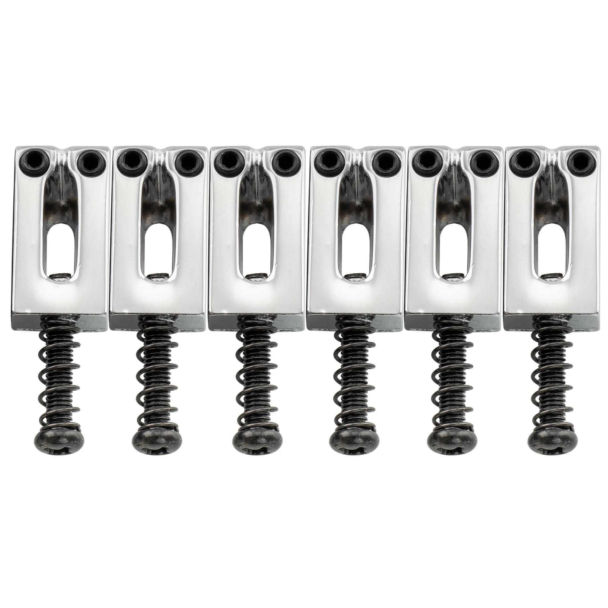 Wilkinson M Series 10.5mm ST Tremolo Bridge Saddles for Squier Standard/Mexico Fender ST Style Electric Guitar (Set of 6)
Wilkinson M Series 10.5mm ST Tremolo Bridge Saddles for Squier Standard/Mexico Fender ST Style Electric Guitar (Set of 6)