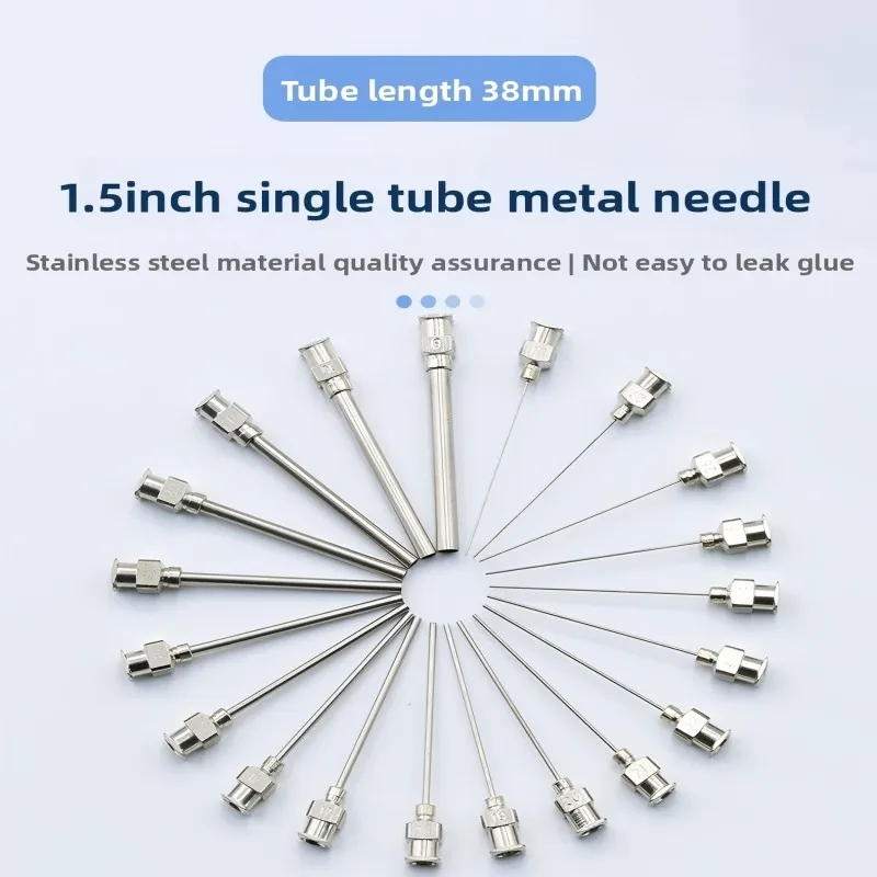 12Pcs 8G-30G 38mm Stainless Steel Dispensing Needle Tip Blunt Needle 1.5inch for Re-Filled Glue Syringe
12Pcs 8G-30G 38mm Stainless Steel Dispensing Needle Tip Blunt Needle 1.5inch for Re-Filled Glue Syringe
