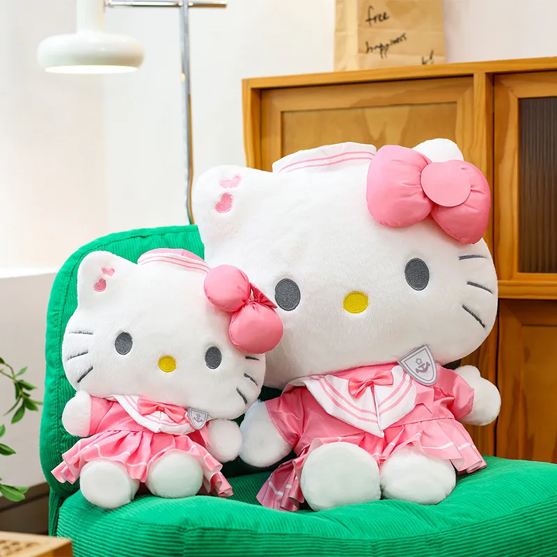 Sanrio New 40cm Cartoon Sailor Dress KT Cat Katie Cat Plush Toys Doll Backpack Pendant Female Cute Doll Pillow Gift
Sanrio New 40cm Cartoon Sailor Dress KT Cat Katie Cat Plush Toys Doll Backpack Pendant Female Cute Doll Pillow Gift