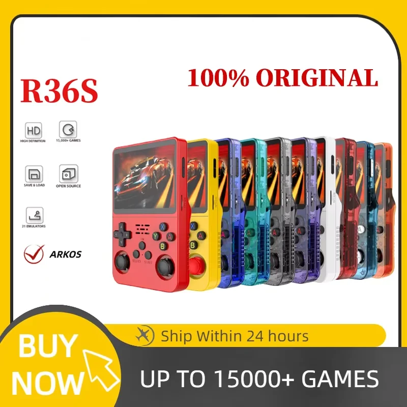 Портативная игровая консоль R36S Retro с 3,5-дюймовым IPS-экраном, системой ArkOS, 20000+ играми и поддержкой видео
Портативная игровая консоль R36S Retro с 3,5-дюймовым IPS-экраном, системой ArkOS, 20000+ играми и поддержкой видео