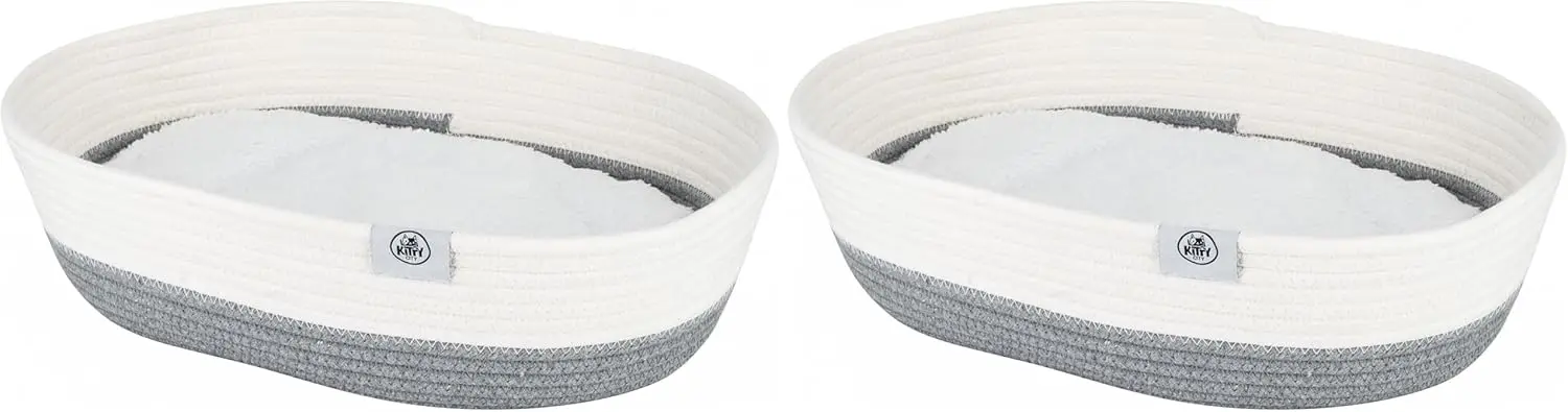 Woven Cat Bed (Gray) (Pack of 2)
Woven Cat Bed (Gray) (Pack of 2)