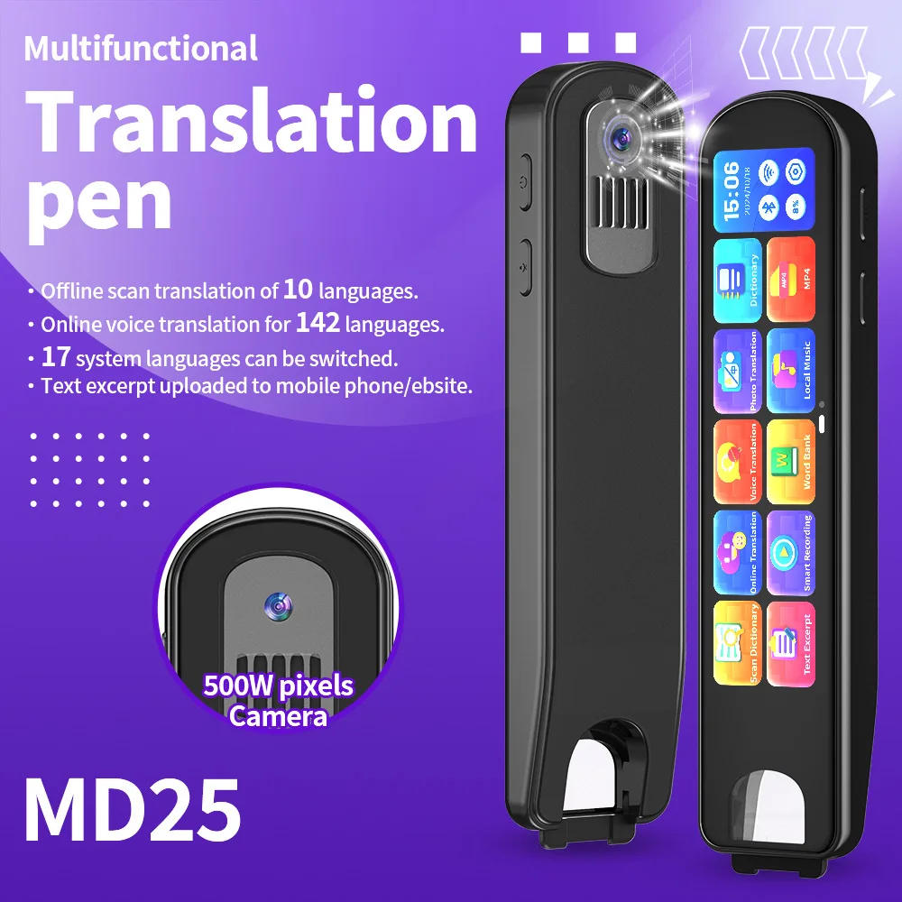 MD25 автономная ручка-переводчик, словарь учителя, студента, английская интеллектуальная точка сканирования, чтение 142 языков, ручка-переводчик
MD25 автономная ручка-переводчик, словарь учителя, студента, английская интеллектуальная точка сканирования, чтение 142 языков, ручка-переводчик
