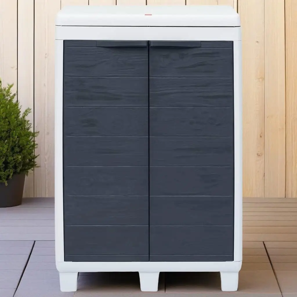 3-Bag Garden Dustbin Storage Solution - Dark Gray, 25.6x15x40.2 cm - Ideal for Outdoor Waste Management
3-Bag Garden Dustbin Storage Solution - Dark Gray, 25.6x15x40.2 cm - Ideal for Outdoor Waste Management