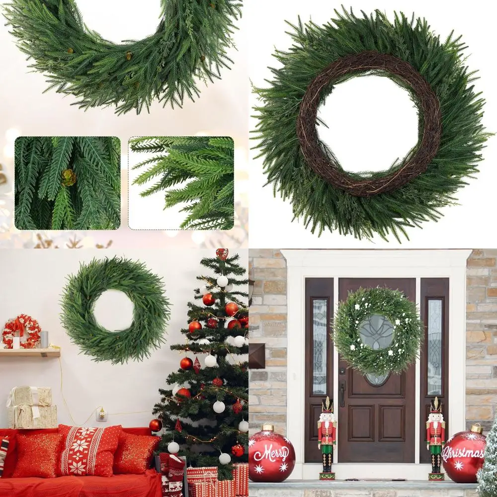 Большой искусственный вечнозеленый венок своими руками для новогоднего праздничного декора на открытом воздухе и в помещении
Большой искусственный вечнозеленый венок своими руками для новогоднего праздничного декора на открытом воздухе и в помещении