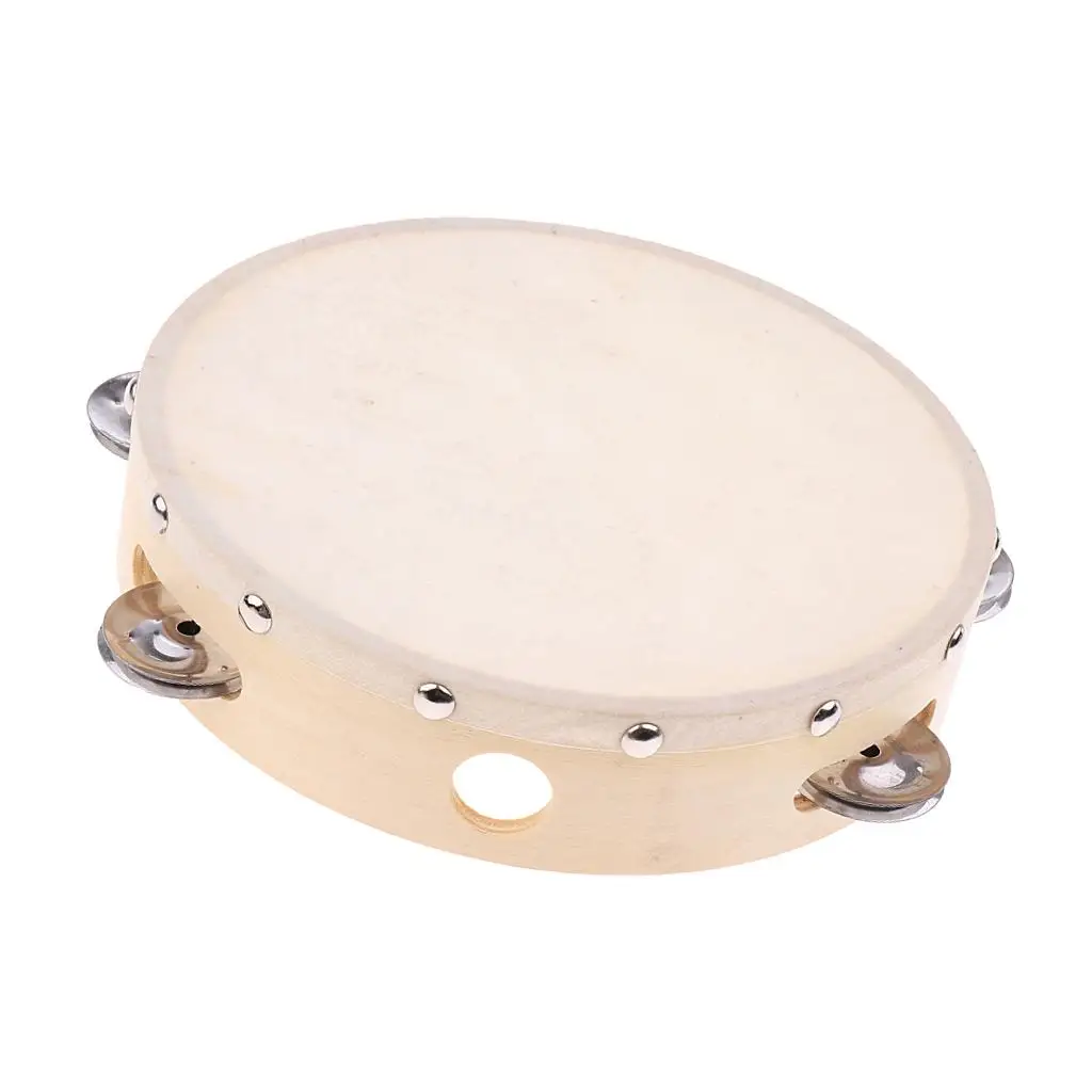 Lambskin Kids Tambourine Mini Hand Drumbell Percussion Accessory for Children Music Party
Lambskin Kids Tambourine Mini Hand Drumbell Percussion Accessory for Children Music Party