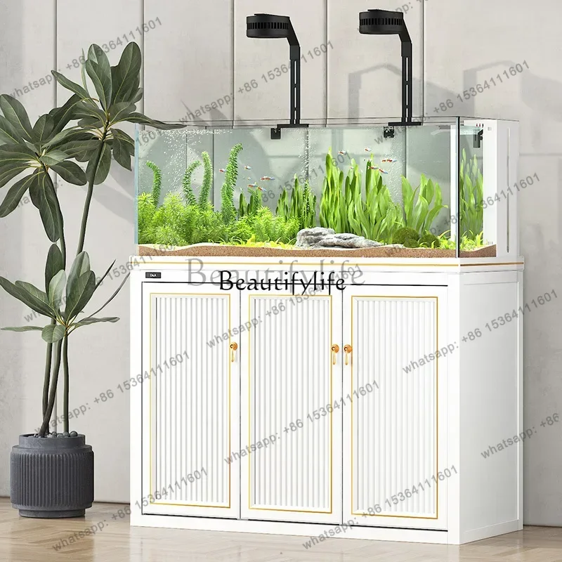 FG43-Bottom filter plant landscaping aquatic tank ultra-white glass floor-to-ceiling aquarium
FG43-Bottom filter plant landscaping aquatic tank ultra-white glass floor-to-ceiling aquarium