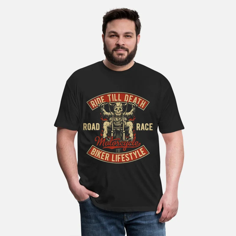 Ride till Death Motorcycle Retro Cafe Racer Gift T-Shirt for Racing bikers 100% cotton printed Graphic clothes All size Tee
Ride till Death Motorcycle Retro Cafe Racer Gift T-Shirt for Racing bikers 100% cotton printed Graphic clothes All size Tee