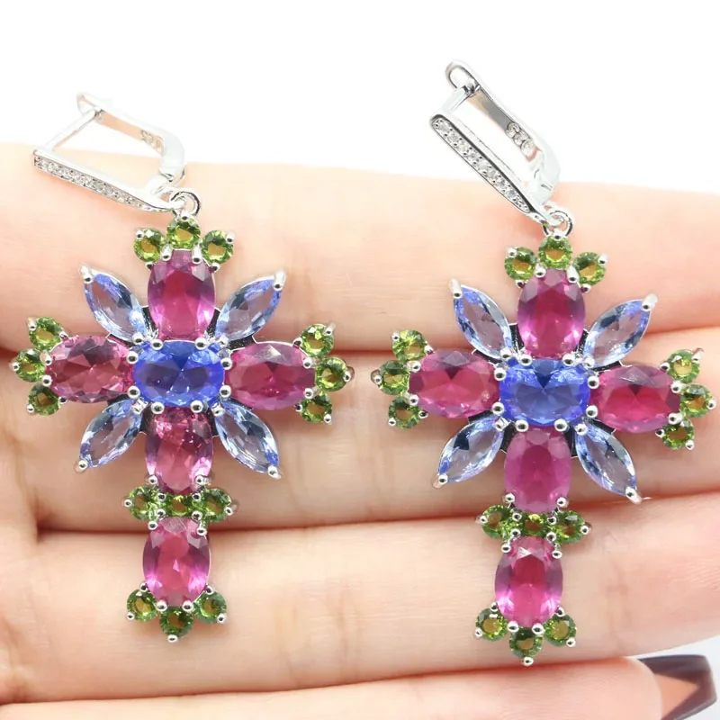 16g 925 Solid Sterling Silver Earrings Customized Multi Color Blue Aquamarine Kunzite Peridot Tourmaline London Blue Topaz
16g 925 Solid Sterling Silver Earrings Customized Multi Color Blue Aquamarine Kunzite Peridot Tourmaline London Blue Topaz
