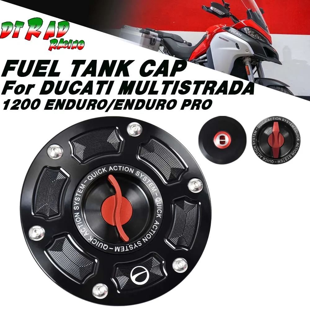 For DUCATI MULTISTRADA 1200 ENDURO/1200 ENDURO PRO Racing Fast Gas Fuel Tank Cap Motorcycle Key Plug Locking Gasoline Tank Cover
For DUCATI MULTISTRADA 1200 ENDURO/1200 ENDURO PRO Racing Fast Gas Fuel Tank Cap Motorcycle Key Plug Locking Gasoline Tank Cover