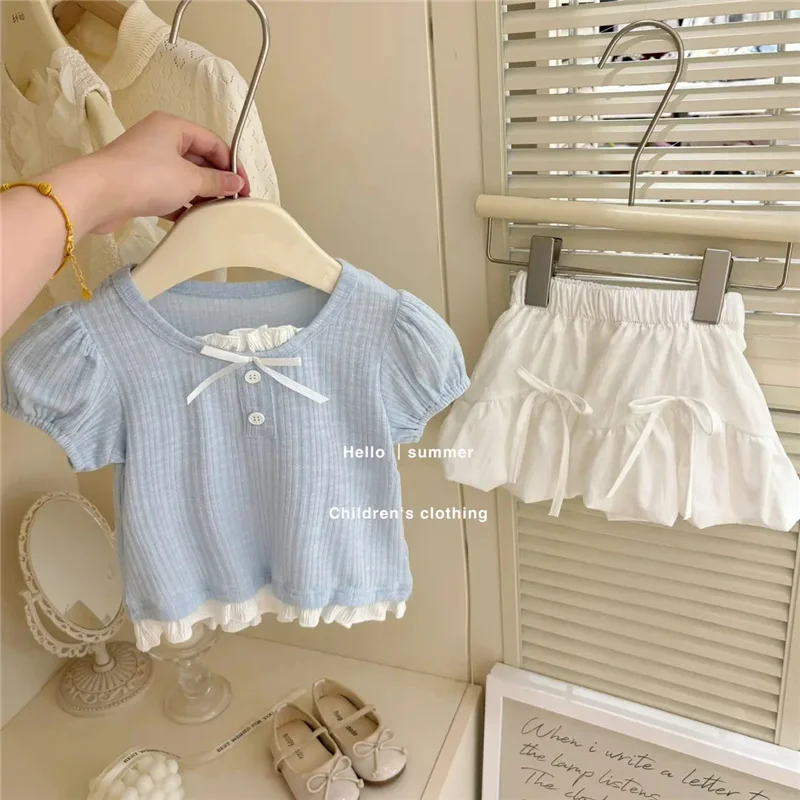 Girls Sweet Princess Sets Summer Kids Short Sleeve Clothes Suits Baby T-Shirt+Skirt 2Pcs Children Fashion Outfits 2-6 Years
Girls Sweet Princess Sets Summer Kids Short Sleeve Clothes Suits Baby T-Shirt+Skirt 2Pcs Children Fashion Outfits 2-6 Years