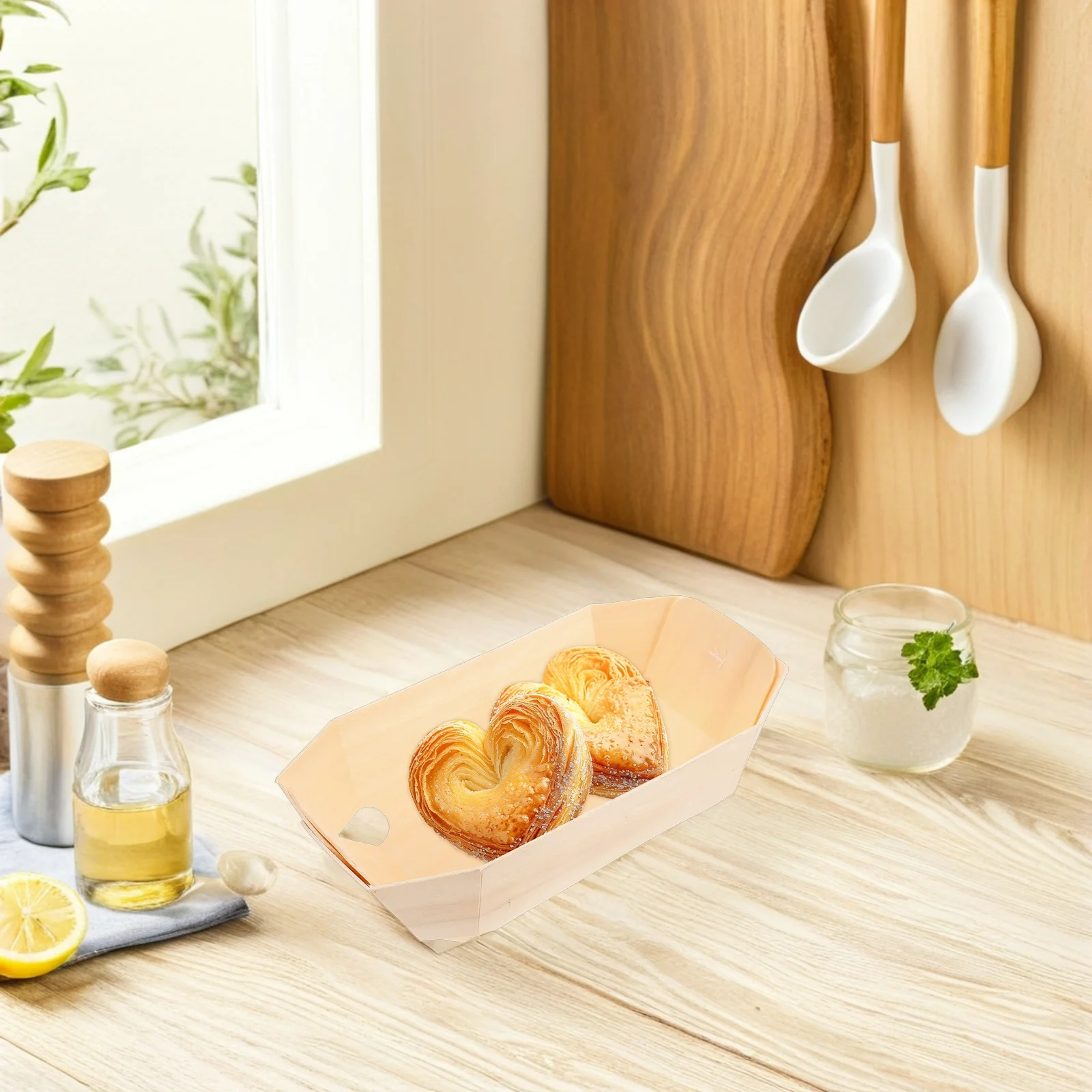 10pcs Wooden Sushi Box 7.6X3.8X2.3Inch Natural Boat Serving Tray Food Packaging Container For Cake Bread Dessert Japanese
10pcs Wooden Sushi Box 7.6X3.8X2.3Inch Natural Boat Serving Tray Food Packaging Container For Cake Bread Dessert Japanese