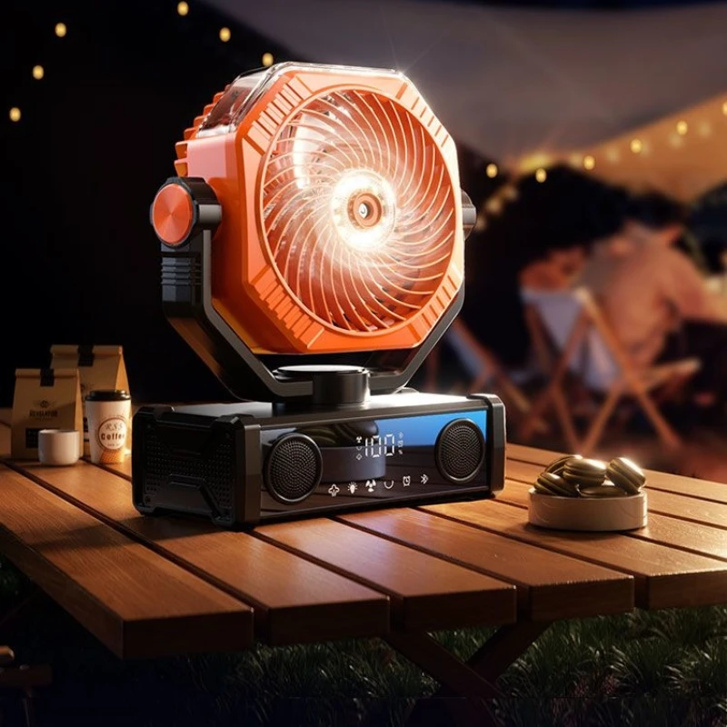 Outdoor camping fan fishing picnic cooling, large capacity long battery life
Outdoor camping fan fishing picnic cooling, large capacity long battery life