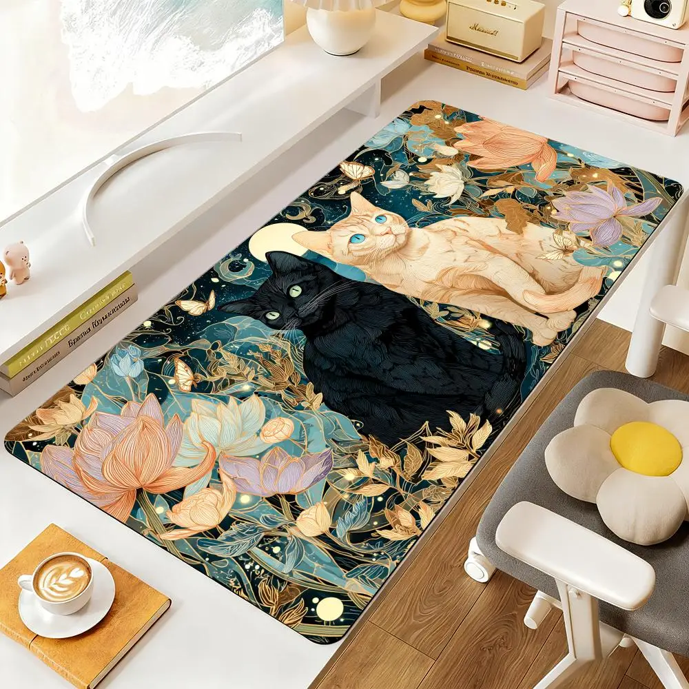 Gorgeous flowers and cats Mouse Pad Desk Mat Large Computer Office Carpet XXL Mousepad Gamer Gaming PC Accessories Keyboard Rug
Gorgeous flowers and cats Mouse Pad Desk Mat Large Computer Office Carpet XXL Mousepad Gamer Gaming PC Accessories Keyboard Rug