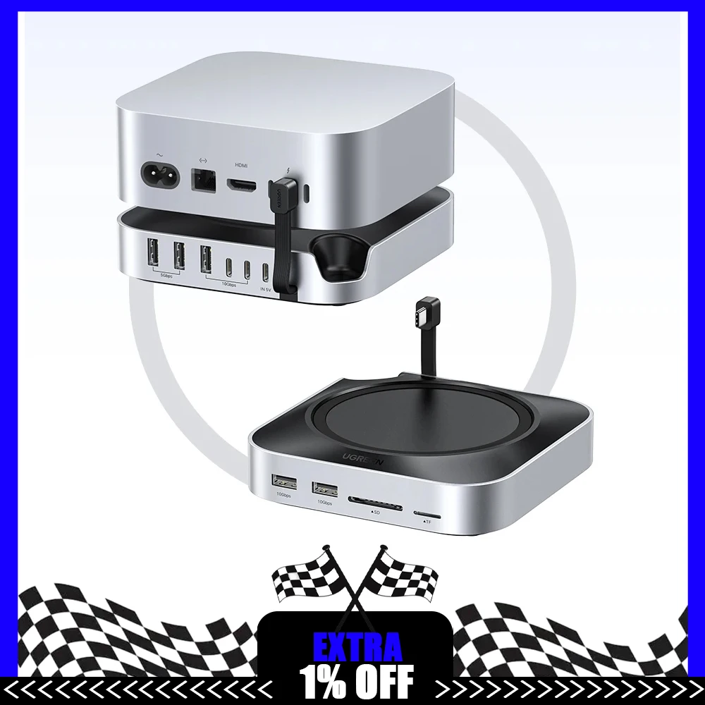 Док-станция UGREEN USB-концентратор SSD 8 ТБ Макс. 10 Гбит/с Порты USB-A&C SD&TF 170 МБ/с USB-разветвитель Док-станция для Mac Mini M4 M4 Pro M.2 NVMe
Док-станция UGREEN USB-концентратор SSD 8 ТБ Макс. 10 Гбит/с Порты USB-A&C SD&TF 170 МБ/с USB-разветвитель Док-станция для Mac Mini M4 M4 Pro M.2 NVMe