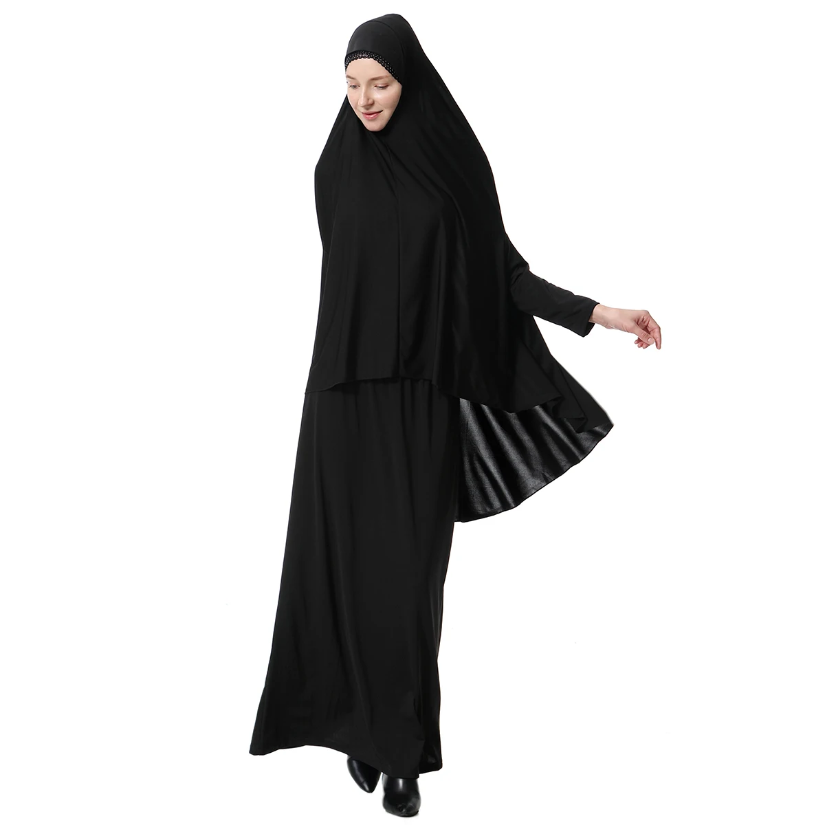 Комплект мусульманской одежды для намаза на Рамадан: 2 предмета – химар, абайя, длинный хиджаб, юбка, полностью закрывающая исламская одежда, бурка, никаб, платье-роба
Комплект мусульманской одежды для намаза на Рамадан: 2 предмета – химар, абайя, длинный хиджаб, юбка, полностью закрывающая исламская одежда, бурка, никаб, платье-роба