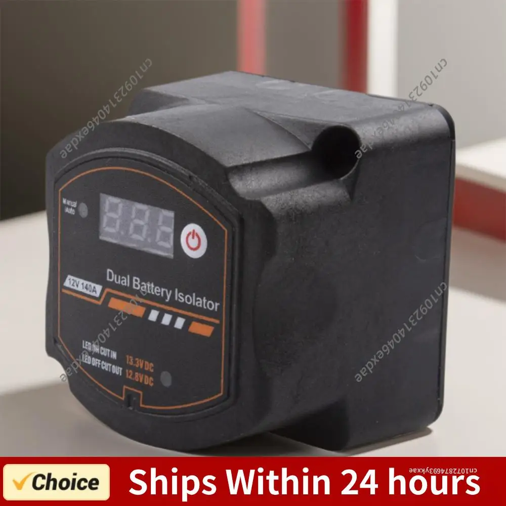 Dual Battery Isolator 12V 140A Auto Manual Voltage Sensitive Relay with Digital Voltmeter for Camper Car RV Yacht
Dual Battery Isolator 12V 140A Auto Manual Voltage Sensitive Relay with Digital Voltmeter for Camper Car RV Yacht