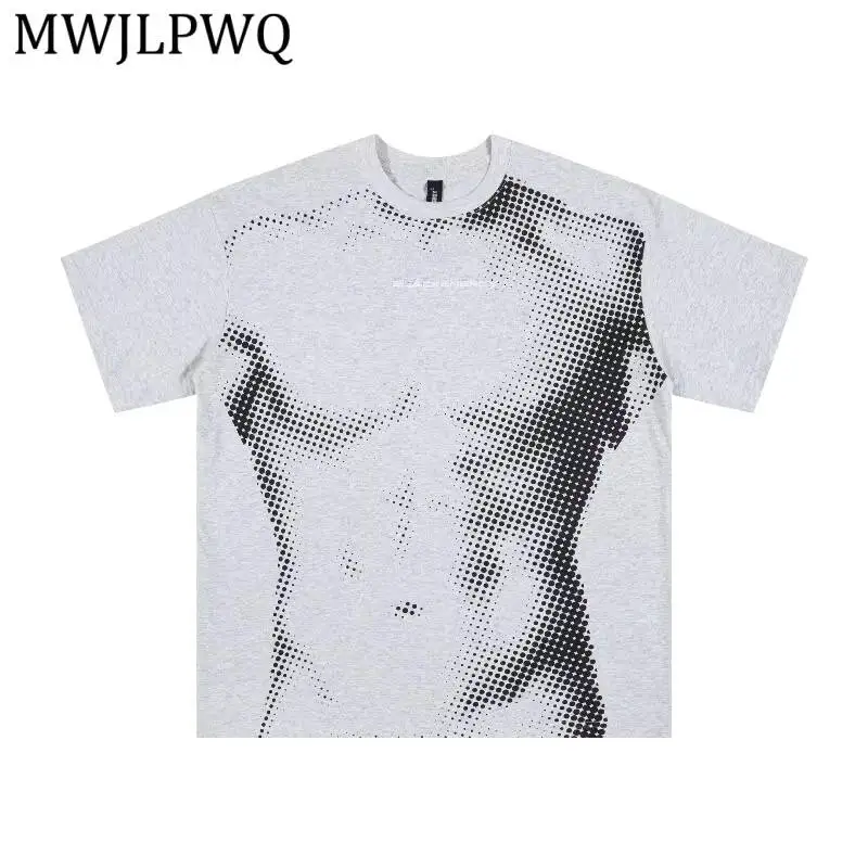MWJLPWQ Crew Neck Oversized Short Sleeve Tee Gradient Outline Print Thin Line Text Loose Men Dark Street Casual Basic Top 16856
MWJLPWQ Crew Neck Oversized Short Sleeve Tee Gradient Outline Print Thin Line Text Loose Men Dark Street Casual Basic Top 16856