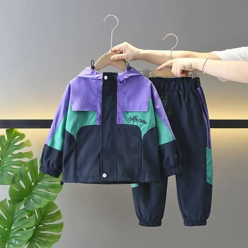 Kids Boys' Spring and Autumn Set Children's Clothing Embroidered Sports Hoodie Jacket Pants Two Piece Set 3-12 Years
Kids Boys' Spring and Autumn Set Children's Clothing Embroidered Sports Hoodie Jacket Pants Two Piece Set 3-12 Years