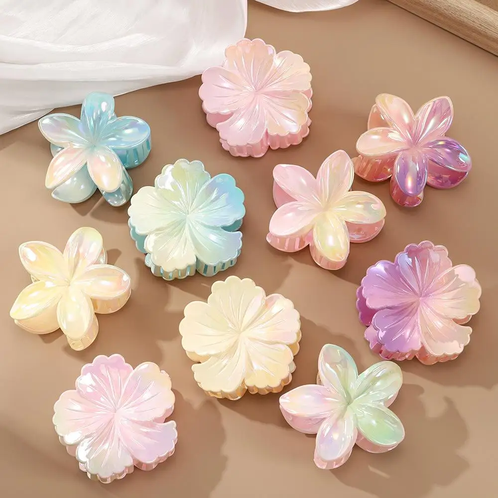 Summer New Colorful Flower Hair Claws Clip for Women Sweet Girl Korean Shark Clip Korean Fashion Hair Accessories Student Gifts
Summer New Colorful Flower Hair Claws Clip for Women Sweet Girl Korean Shark Clip Korean Fashion Hair Accessories Student Gifts