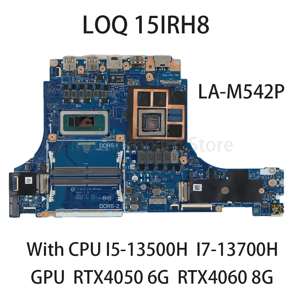 Материнская плата для ноутбука Lenovo LOQ 15IRH8 LA-M542P с процессором I5-13500H I7-13700H GPU RTX4050 6G RTX4060 8G 5B21L27498 5B21L27500
Материнская плата для ноутбука Lenovo LOQ 15IRH8 LA-M542P с процессором I5-13500H I7-13700H GPU RTX4050 6G RTX4060 8G 5B21L27498 5B21L27500