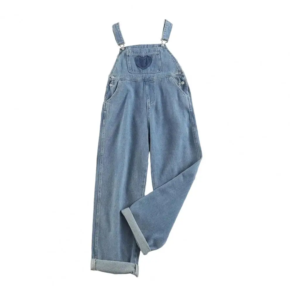 Women Cotton Blend Denim Jumpsuits Square Neck Overalls with Heart Pocket Wide Leg Rompers for Summer
Women Cotton Blend Denim Jumpsuits Square Neck Overalls with Heart Pocket Wide Leg Rompers for Summer