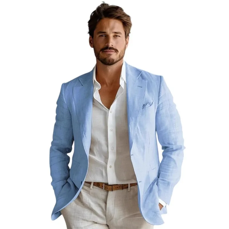 New Men's British Style Printed Blazer Double Button Long Sleeve Plus Size Business Casual Jacket New Arrival For Spring
New Men's British Style Printed Blazer Double Button Long Sleeve Plus Size Business Casual Jacket New Arrival For Spring