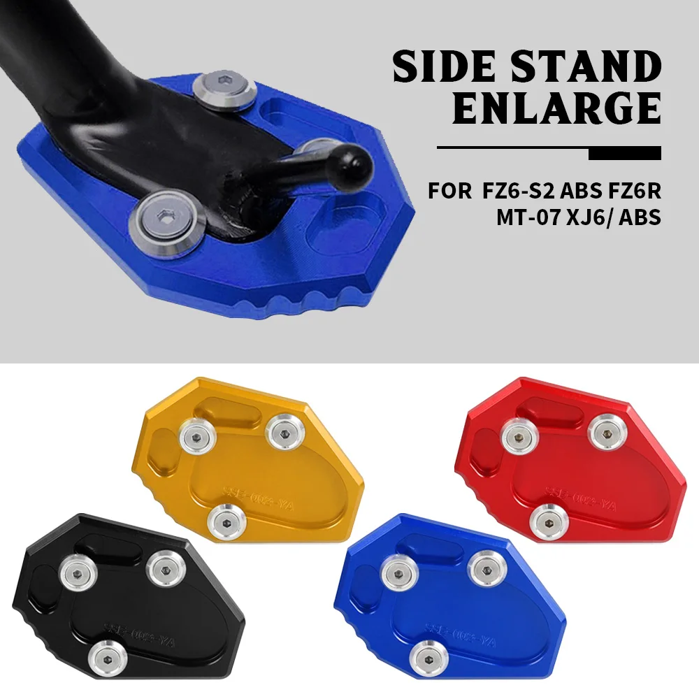 Motorcycle Kickstand FOR Yamaha FZ6-S2 ABS FZ6R XJ6 MT-07 2004-2015 Side Stand Pad Enlarger Support Base Extension Anti-skid
Motorcycle Kickstand FOR Yamaha FZ6-S2 ABS FZ6R XJ6 MT-07 2004-2015 Side Stand Pad Enlarger Support Base Extension Anti-skid