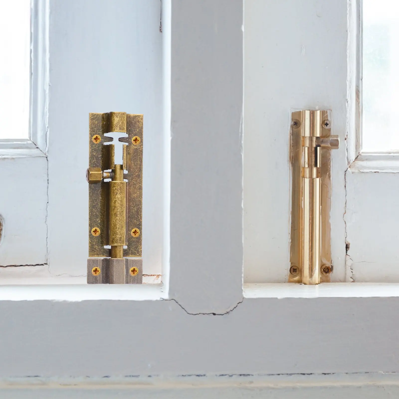 2Pcs Thickened Stainless Steel Sliding Latch Lock Anti-Theft Barrel Bolt for Interior Doors Windows Easy Install Home Office
2Pcs Thickened Stainless Steel Sliding Latch Lock Anti-Theft Barrel Bolt for Interior Doors Windows Easy Install Home Office