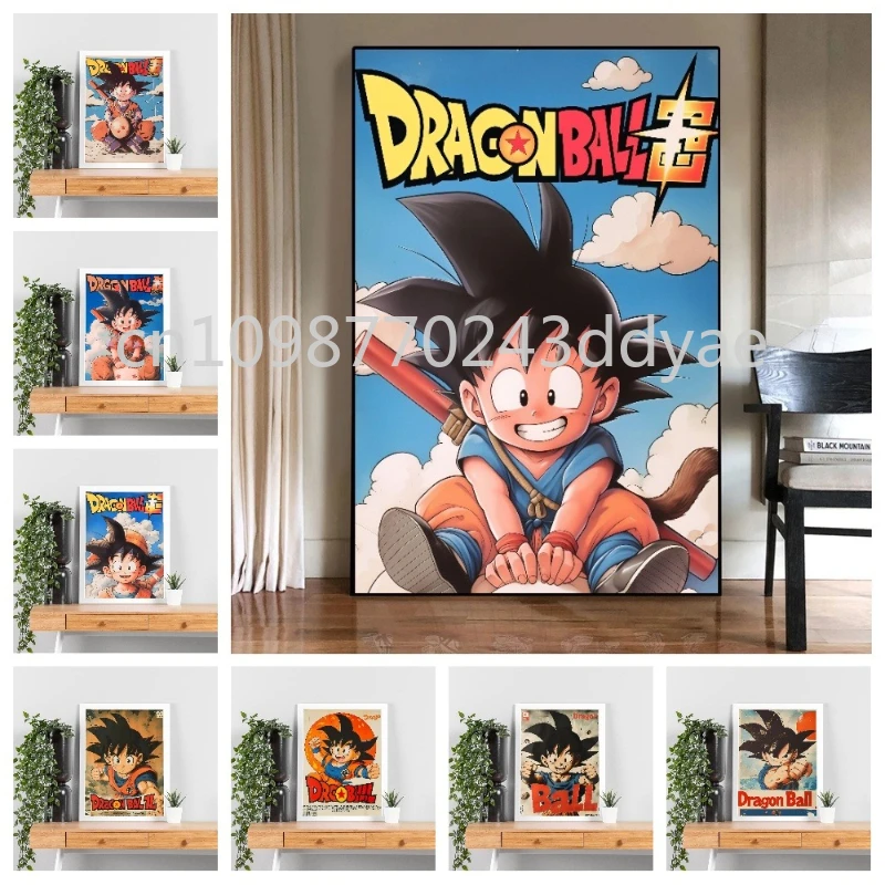 Classic Super Saiyan Anime Dragon Ball Poster Cute Goku Picture Art Painting Home Wall Decoration Printing Canvas Painting Gift
Classic Super Saiyan Anime Dragon Ball Poster Cute Goku Picture Art Painting Home Wall Decoration Printing Canvas Painting Gift