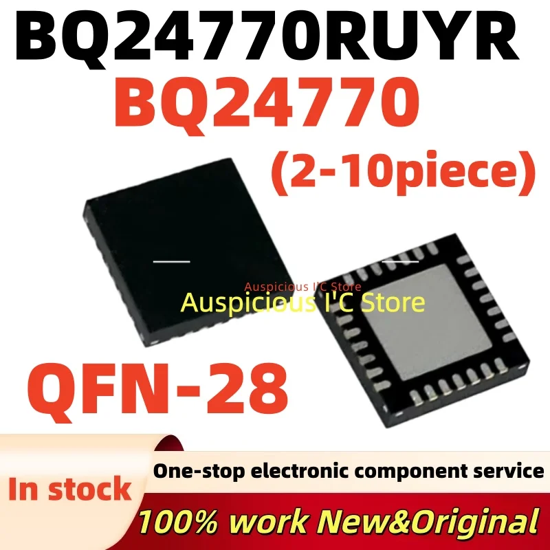 (2-10pcs) BQ24770 BQ24770RUYR 24770 QFN-28
(2-10pcs) BQ24770 BQ24770RUYR 24770 QFN-28