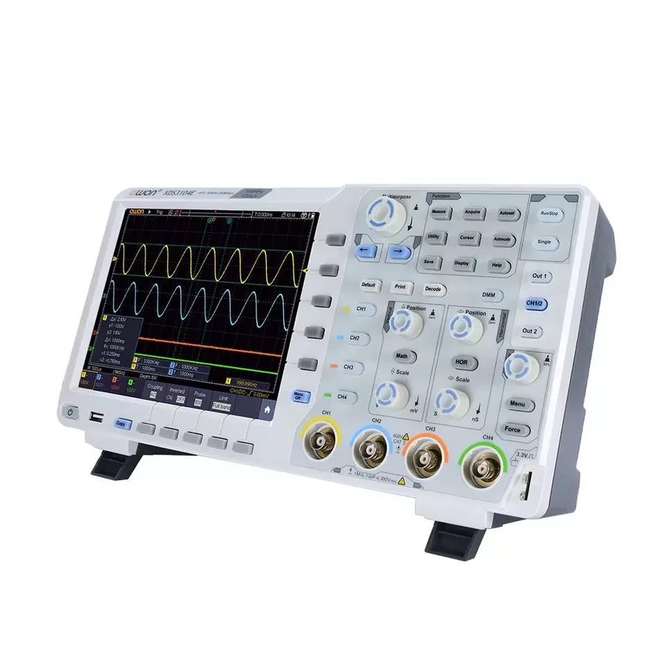 XDS3204AE OWON Digital Oscilloscope 4CH 8/14bit Touchscreen 200MHz Bandwidth 1GS/s
XDS3204AE OWON Digital Oscilloscope 4CH 8/14bit Touchscreen 200MHz Bandwidth 1GS/s