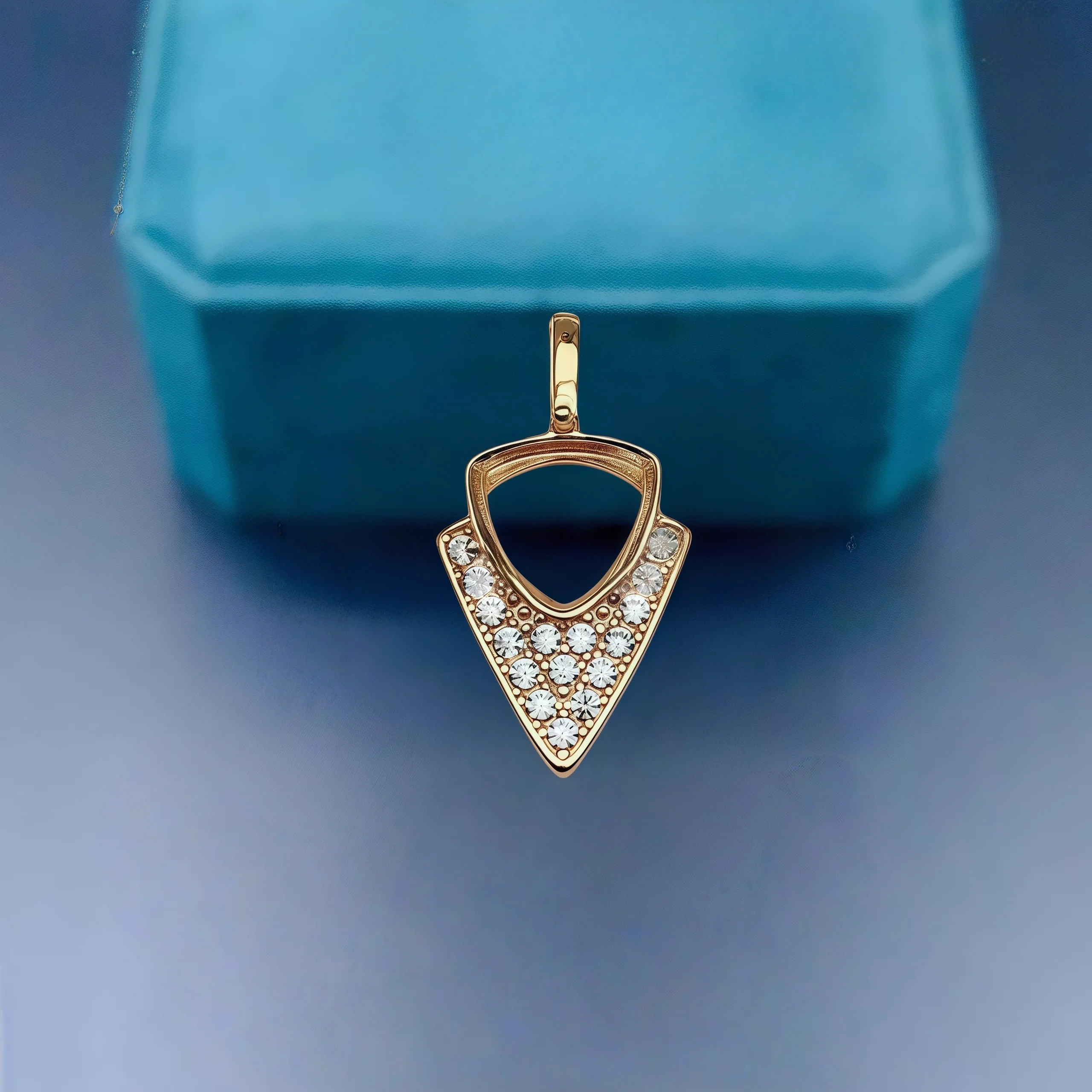 L S925 Sterling Silver DIY Empty Holder Pendant Settings 7mm Triangle Stone Fine Charm Jewelry Zircon Design for Woman
L S925 Sterling Silver DIY Empty Holder Pendant Settings 7mm Triangle Stone Fine Charm Jewelry Zircon Design for Woman