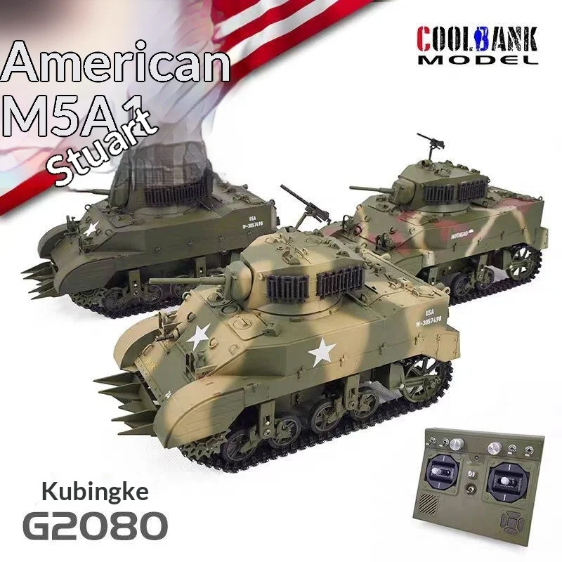 Coolbank Model Remote Control M5A1 Stuart Tank Simulation Retractable Smoking 360 Degree Rotation Military Model For Hobby
Coolbank Model Remote Control M5A1 Stuart Tank Simulation Retractable Smoking 360 Degree Rotation Military Model For Hobby