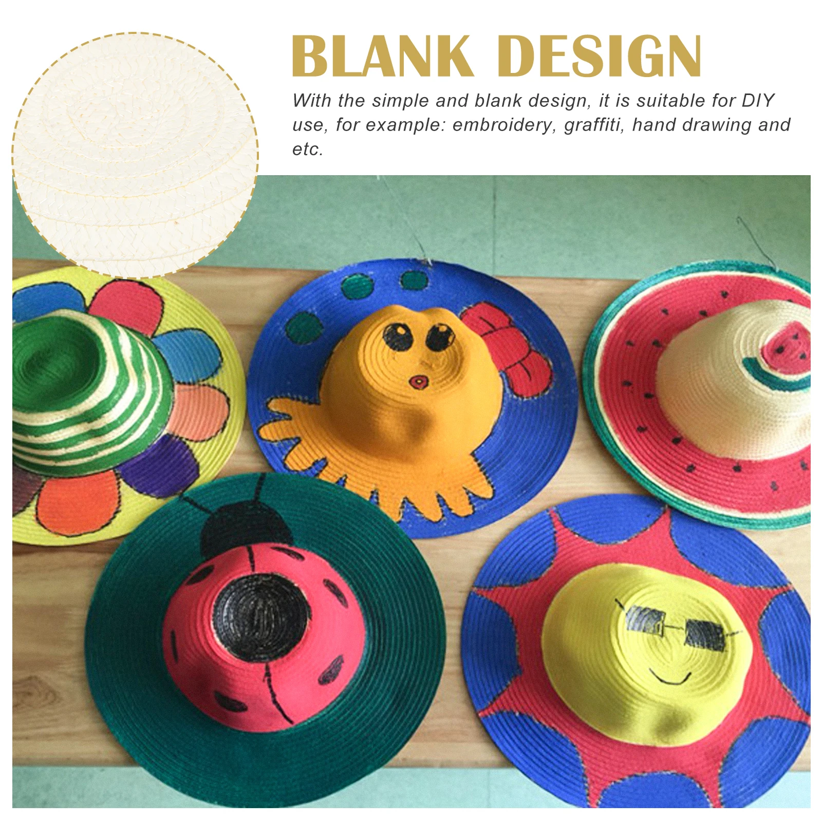 6 Pcs Painted Blank Hat Boys DIY Painting Straw Hats Baby Kids Children Accessories
6 Pcs Painted Blank Hat Boys DIY Painting Straw Hats Baby Kids Children Accessories