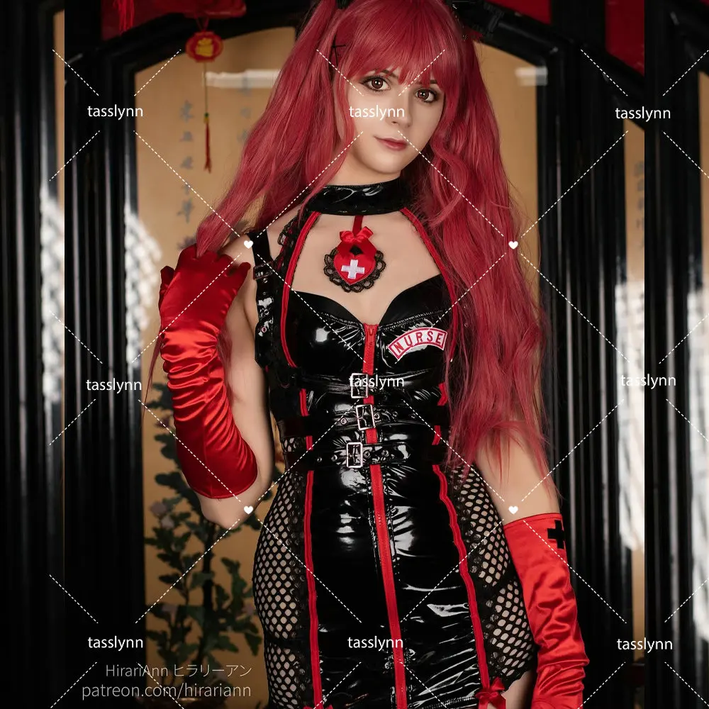 Nurse Halloween Costumes for Women Little Wolf Agent Patent Leather Dress Dark Nurse Cosplay Costume with Gloves
Nurse Halloween Costumes for Women Little Wolf Agent Patent Leather Dress Dark Nurse Cosplay Costume with Gloves