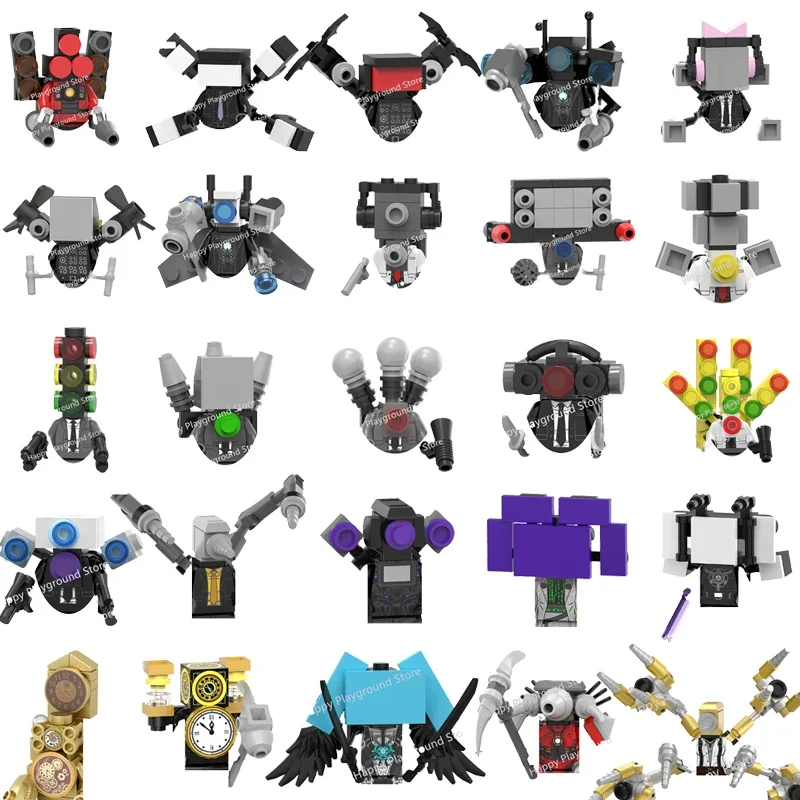 New Skibidi Toilet Man Anime Cartoon Bricks Dolls Figure Cameraman Speakerman TV Man Action Bricks Toy Figures Building Blocks
New Skibidi Toilet Man Anime Cartoon Bricks Dolls Figure Cameraman Speakerman TV Man Action Bricks Toy Figures Building Blocks