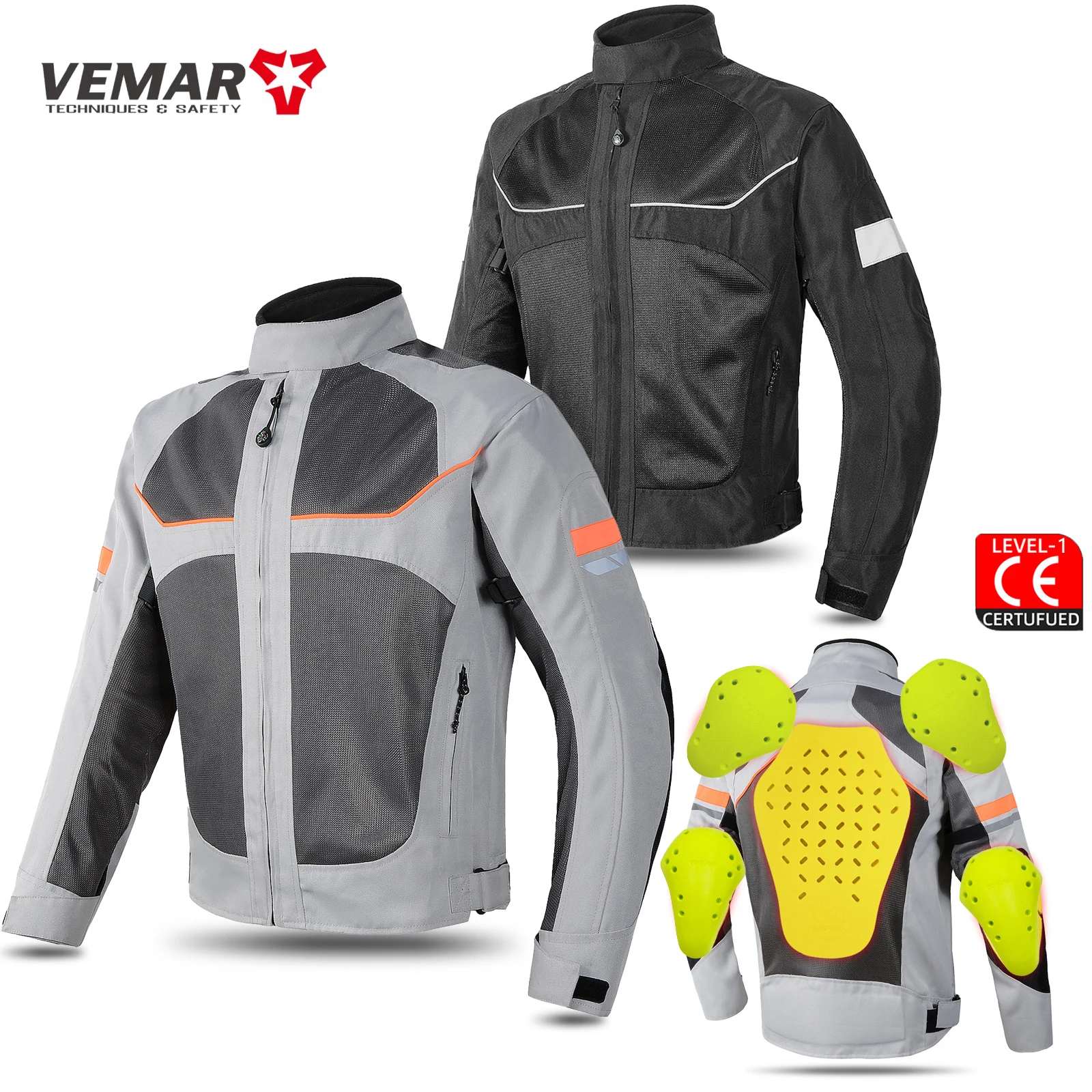 Мужская летняя мотоциклетная куртка Vemar для мотокросса, одобренная CE защитная экипировка, светоотражающая одежда-оксфорд для гонок, мужское мотоциклетное пальто
Мужская летняя мотоциклетная куртка Vemar для мотокросса, одобренная CE защитная экипировка, светоотражающая одежда-оксфорд для гонок, мужское мотоциклетное пальто