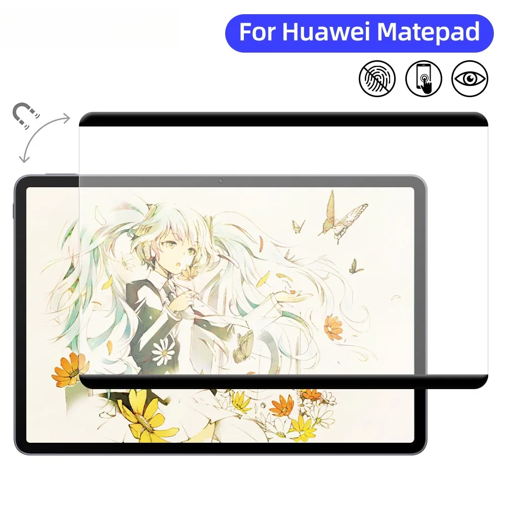 Съемная магнитная бумажная защитная пленка для экрана для Huawei MatePad 11,5 2025 TXZ-W09 MatePad 11,5S 2025, пленка для письма 
Съемная магнитная бумажная защитная пленка для экрана для Huawei MatePad 11,5 2025 TXZ-W09 MatePad 11,5S 2025, пленка для письма