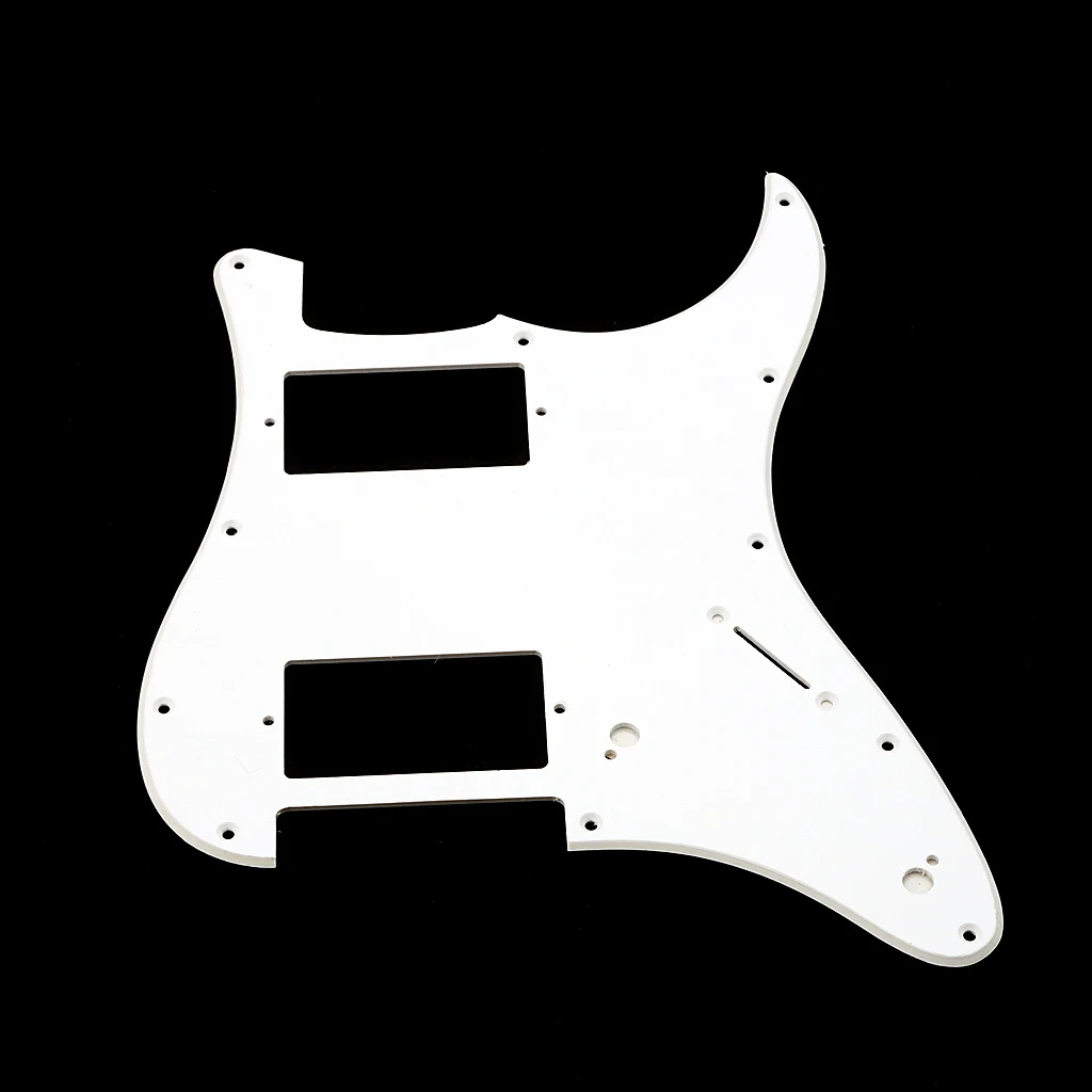 1Ply HH Guitar Pickguard for ST Electric Guitars - 11 Holes Humbucker Scratch Plate, Lightweight Replacement Part
1Ply HH Guitar Pickguard for ST Electric Guitars - 11 Holes Humbucker Scratch Plate, Lightweight Replacement Part