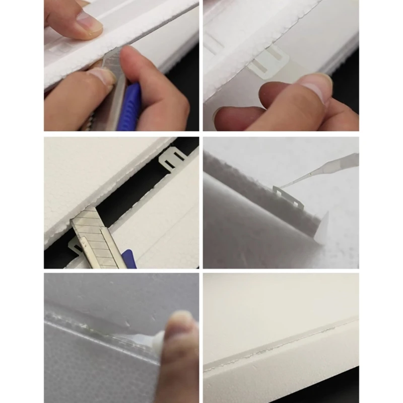 Pack of 20 Nylon Paper Hinges with Excellent Flexibility for Foam and KT Model Planes Replacement
Pack of 20 Nylon Paper Hinges with Excellent Flexibility for Foam and KT Model Planes Replacement