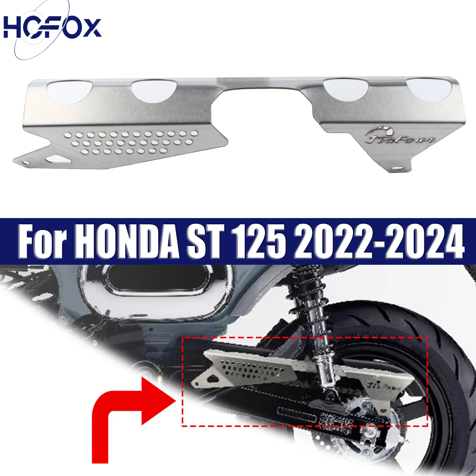 Motorcycle Accessories Rear Chain Guard Cover Protector For HONDA ST DAX 125 2022 2023 2024
Motorcycle Accessories Rear Chain Guard Cover Protector For HONDA ST DAX 125 2022 2023 2024