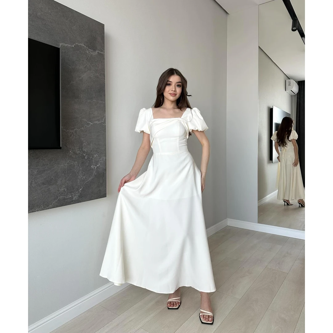 Lumina Evening Dresses Woman Elegant Women's Dresses for Wedding Party Custom Made Women's Day Dress 2026 A Word Square Collar
Lumina Evening Dresses Woman Elegant Women's Dresses for Wedding Party Custom Made Women's Day Dress 2026 A Word Square Collar