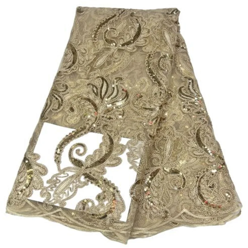 African Lace Fabric 2022 High Quality Lace Gold Nigerian Lace Fabrics With Sequins French Tulle Lace Fabric For Wedding
African Lace Fabric 2022 High Quality Lace Gold Nigerian Lace Fabrics With Sequins French Tulle Lace Fabric For Wedding